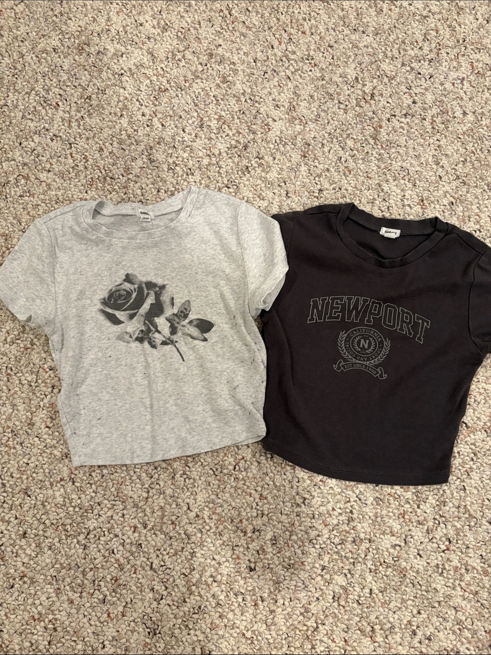 Garage baby tees size xsmall
